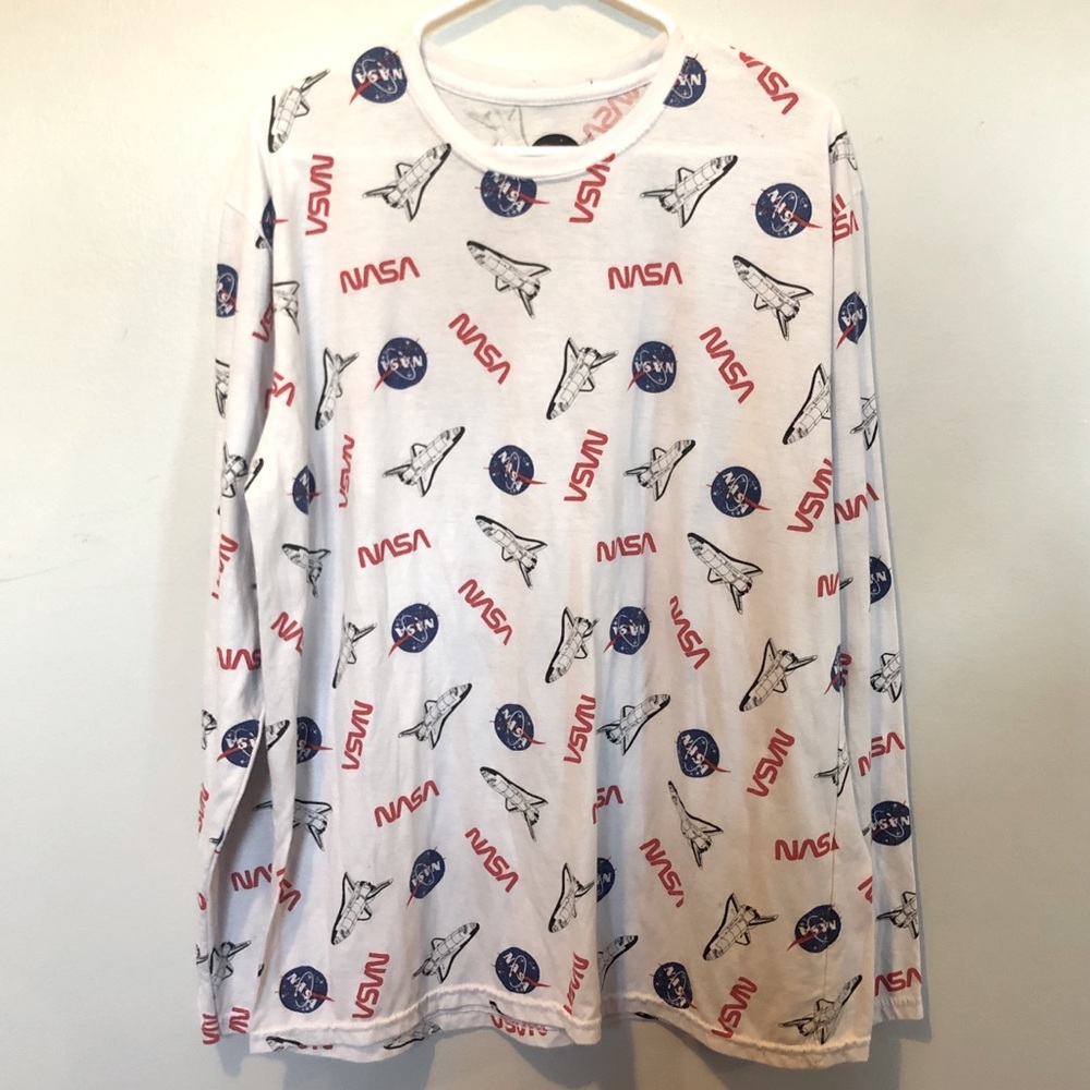 NASA XL White long sleeve shirt